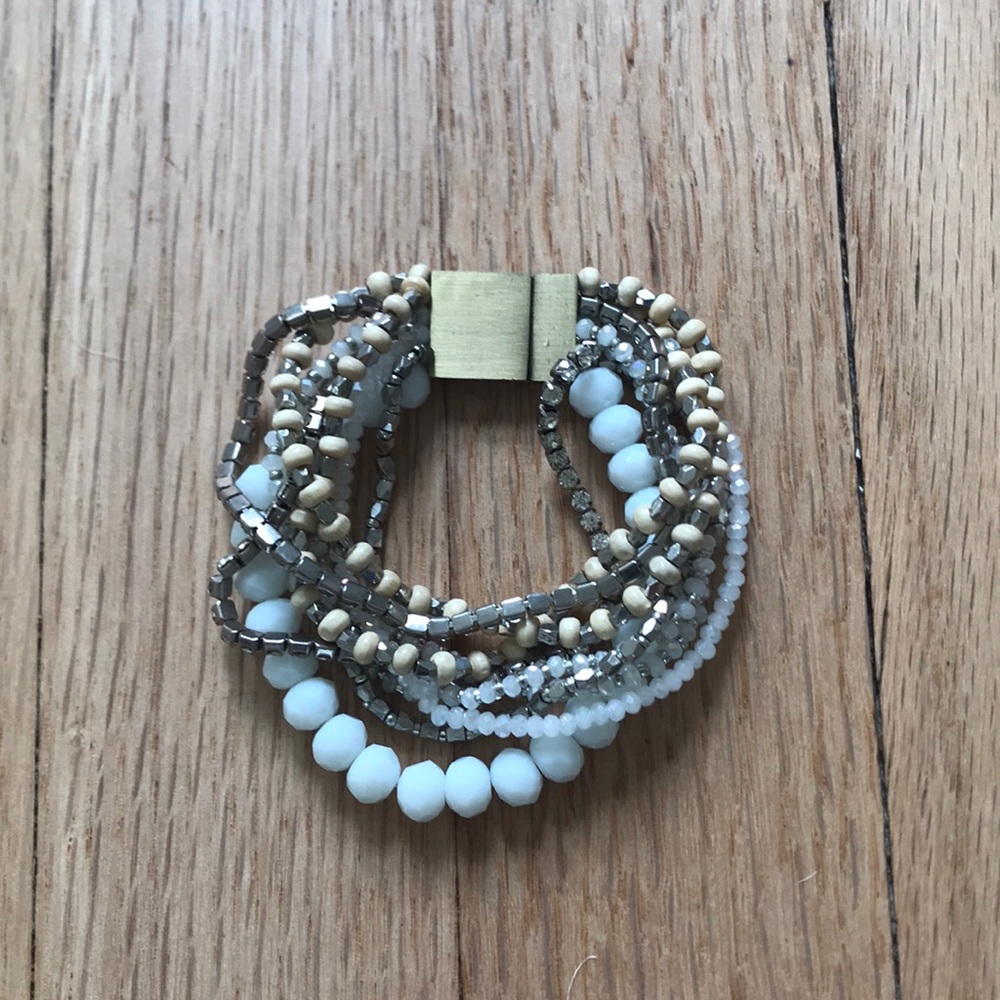 Statement Beaded Magnetic Bracelet